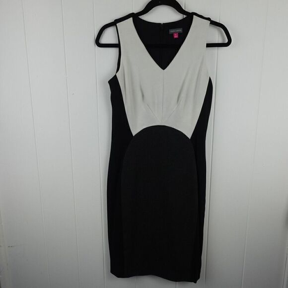 Vince Camuto Womens Color Block Dress Size 4 - Picture 1 of 9
